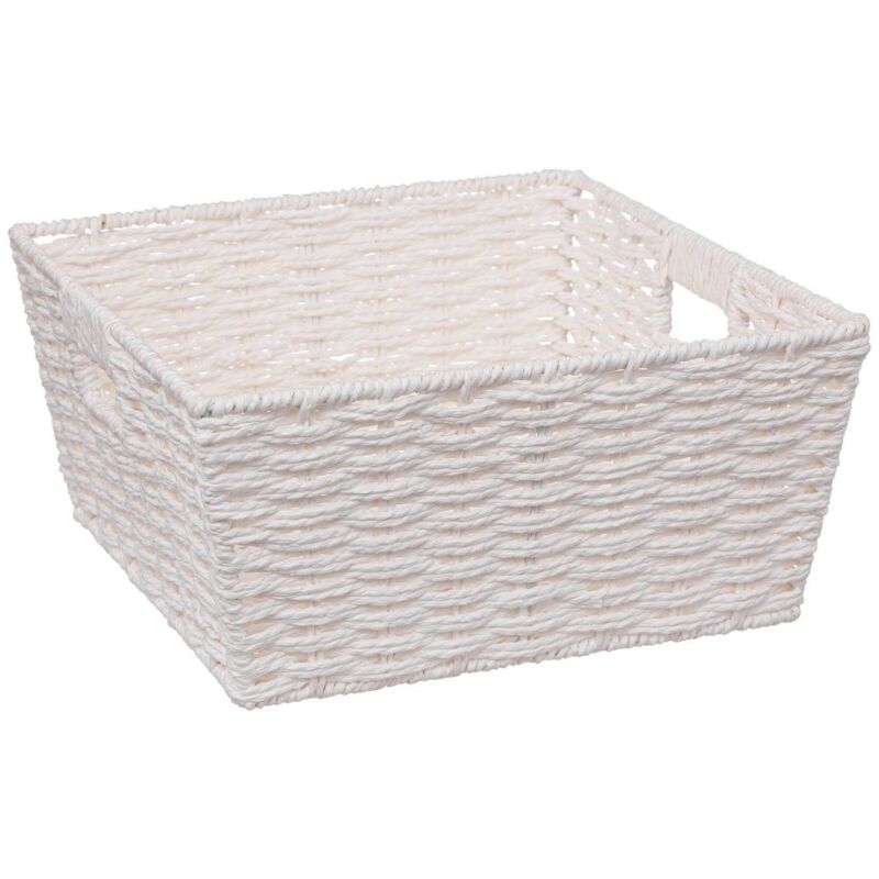 foto del prodotto 5five simply smart cestino in vimini mix n modul 31x15cm bianco 5five