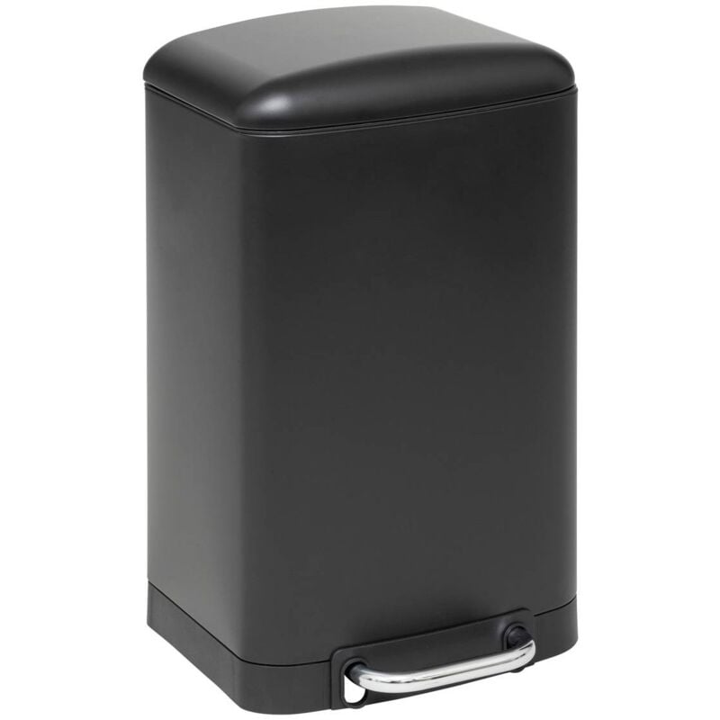 foto del prodotto 5five simply smart - cestino per rifiuti in metallo nero ariane 20l - 5five