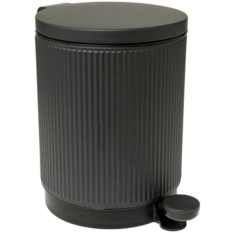 foto del prodotto 5five simply smart - cestino per rifiuti onyx 5l ardesia - 5five