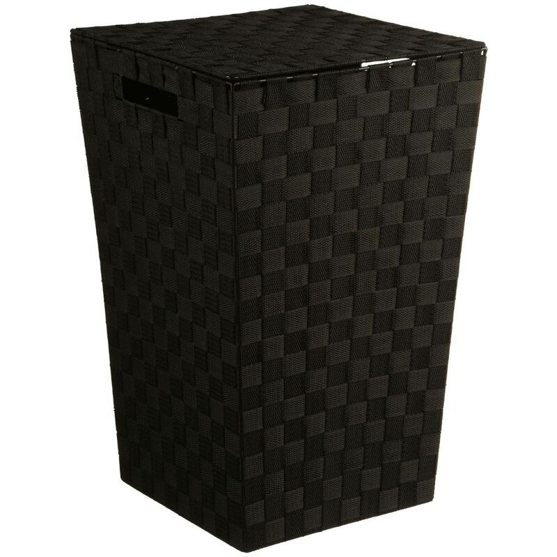 foto del prodotto 5five simply smart cesto per biancheria 30l lise nero 5five