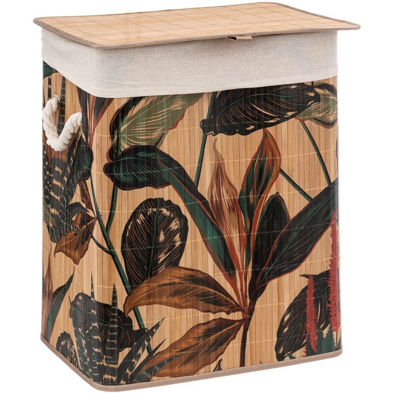 foto del prodotto 5five simply smart cesto portabiancheria palawan multicolore da 60 litri 5five