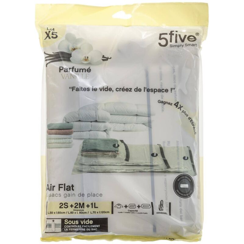 foto del prodotto 5five simply smart confezione da 5 sacchetti profumati per compressore d aria 5five