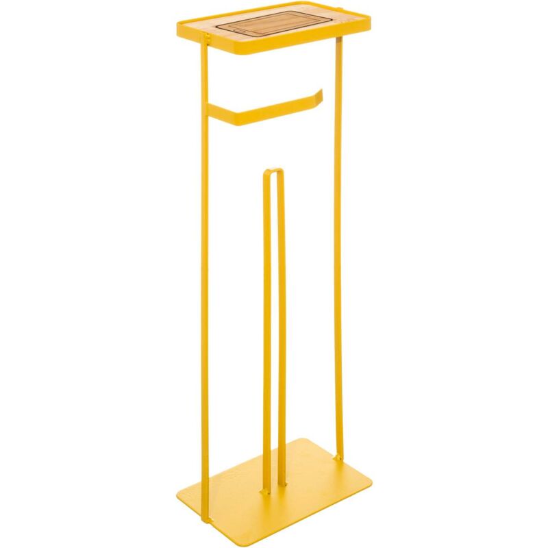 foto del prodotto 5five simply smart dispenser porta telefono in metallo modern color giallo senape 5five