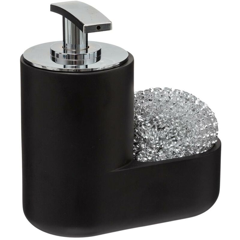 foto del prodotto 5five simply smart distributore di sapone con spugna 300ml nero 5five