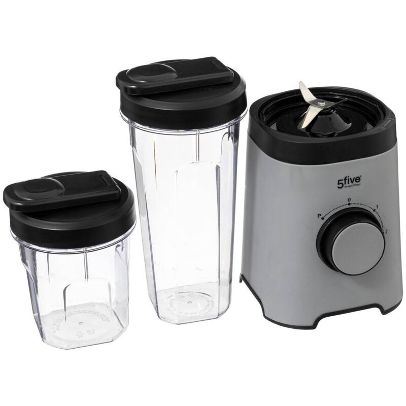foto del prodotto 5five simply smart frullatore con 2 bottiglie 300ml 600 ml 5five