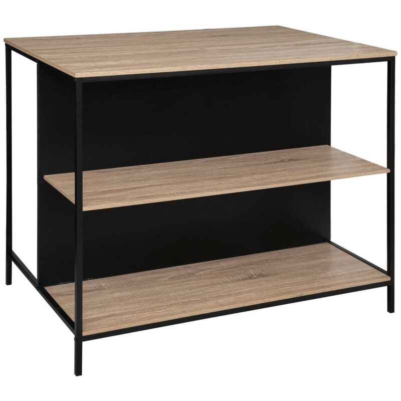 foto del prodotto 5five simply smart isola bar aliaj con contenitore in effetto rovere naturale 5five