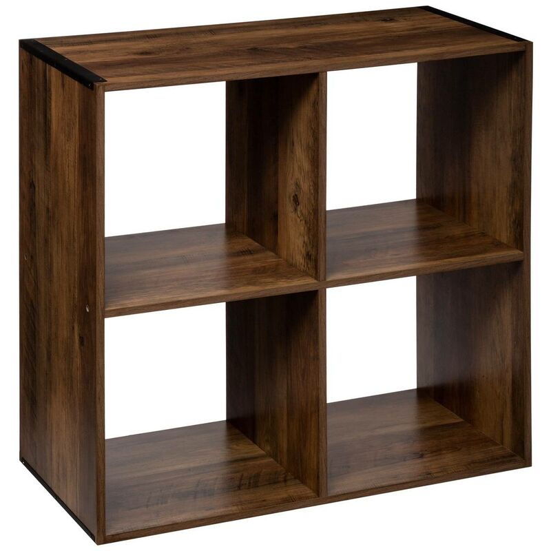 foto del prodotto 5five simply smart mix n modul indus 4 ripiani, effetto legno scuro 5five