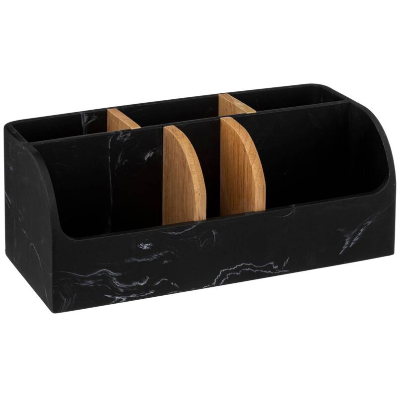 foto del prodotto 5five simply smart organizzatore a 6 scomparti l a nero 5five