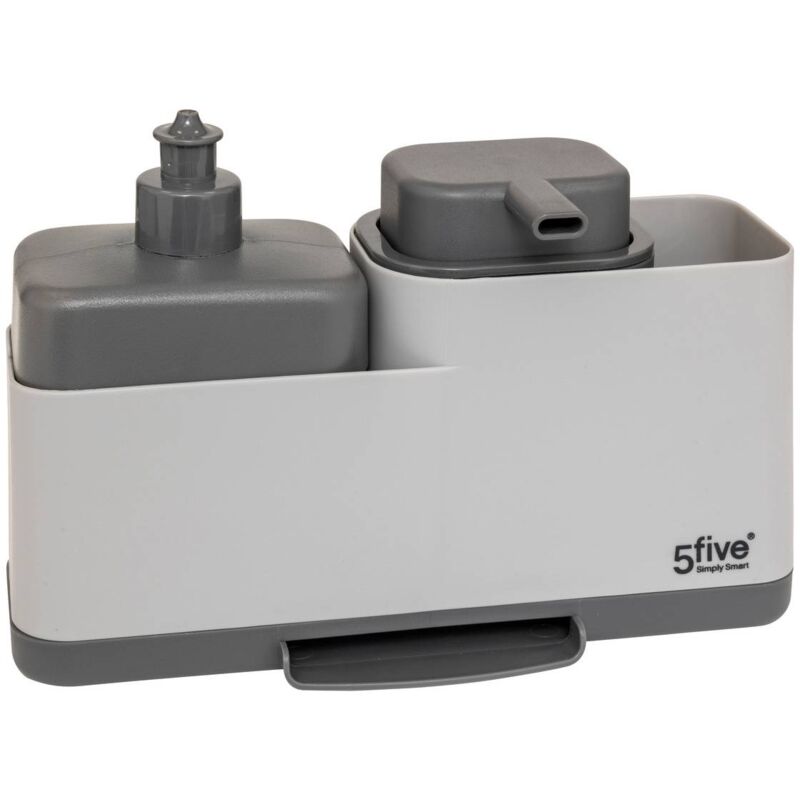 foto del prodotto 5five simply smart organizzatore per lavello neo con dispenser grigio 5five