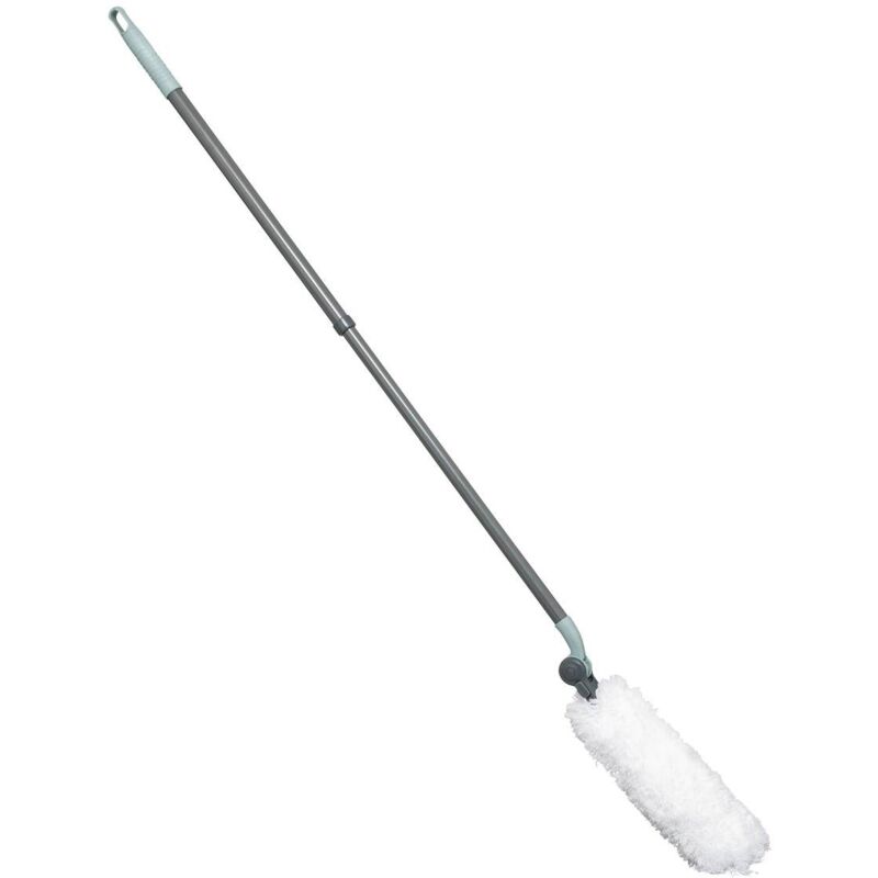 foto del prodotto 5five simply smart - piumino regolabile con manico telescopico grigio h135cm - 5five