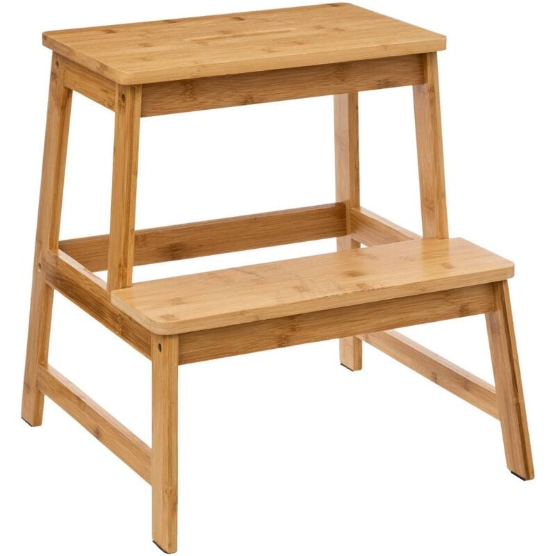 foto del prodotto 5five simply smart - poggiapiedi in bambù 2 gradini - 5five