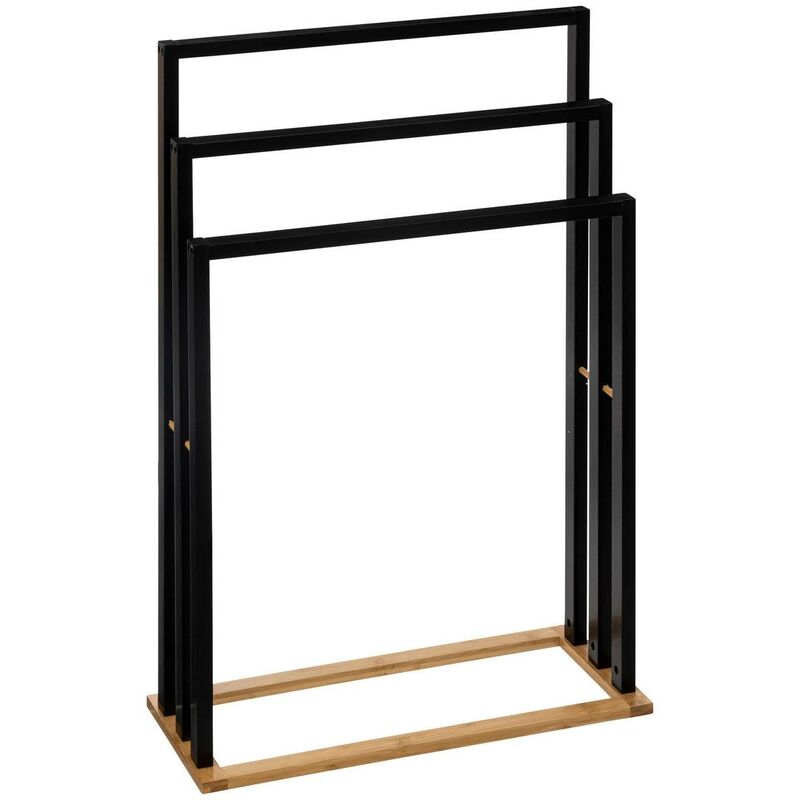 foto del prodotto 5five simply smart porta asciugamani natur o su gambe nero 5five