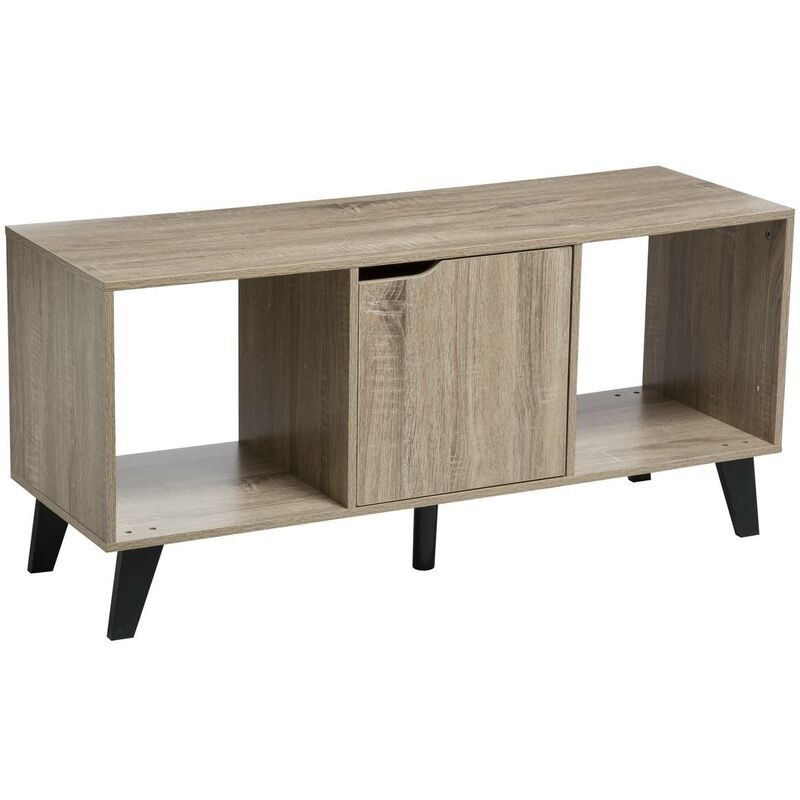foto del prodotto 5five simply smart porta tv ceda effetto rovere naturale nero 5five