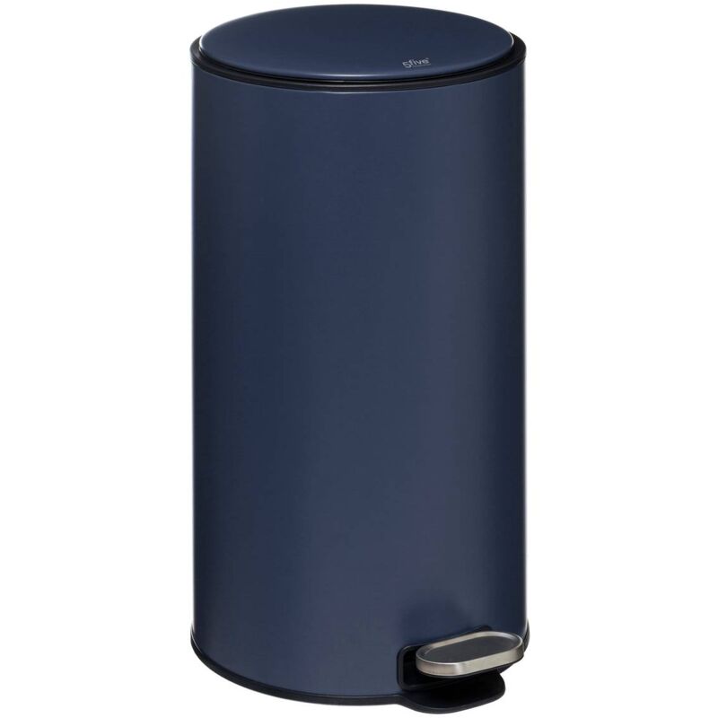foto del prodotto 5five simply smart portarifiuti in metallo delta 30l blu petrolio 5five