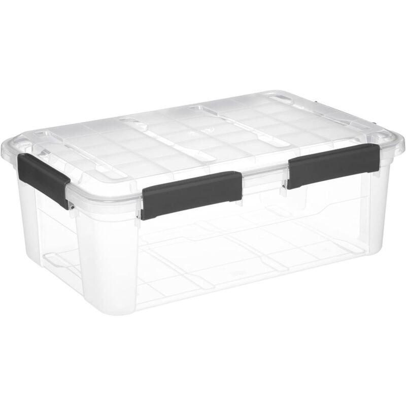 foto del prodotto 5five simply smart scatola da 32l protect in plastica con chiusura a clip 5five