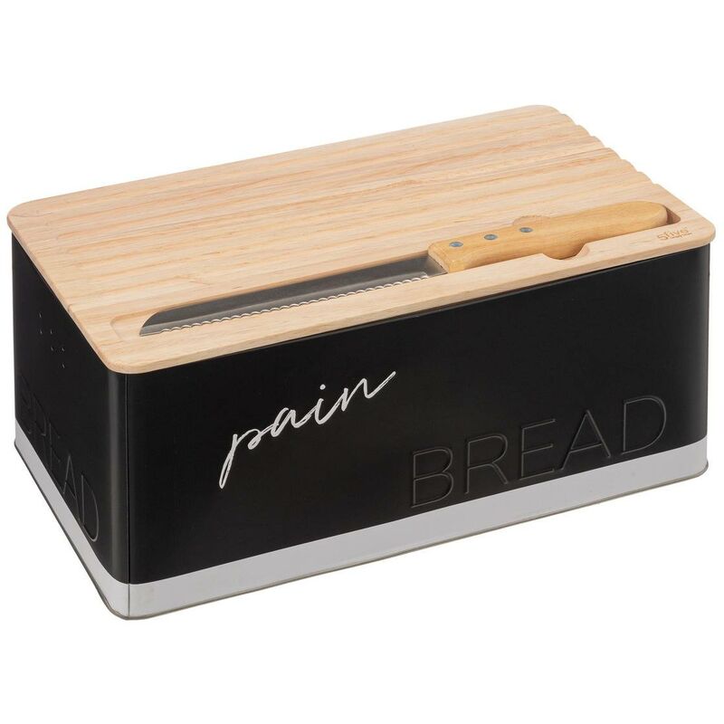foto del prodotto 5five simply smart scatola del pane color edition con coltello 5five