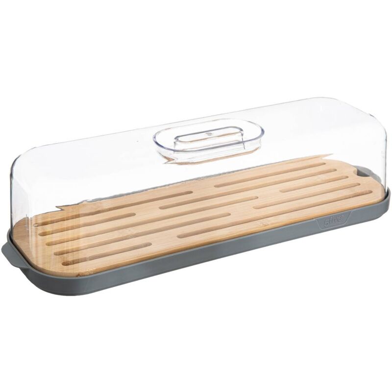 foto del prodotto 5five simply smart - scatola di baguette fresh eat grigio - 5five