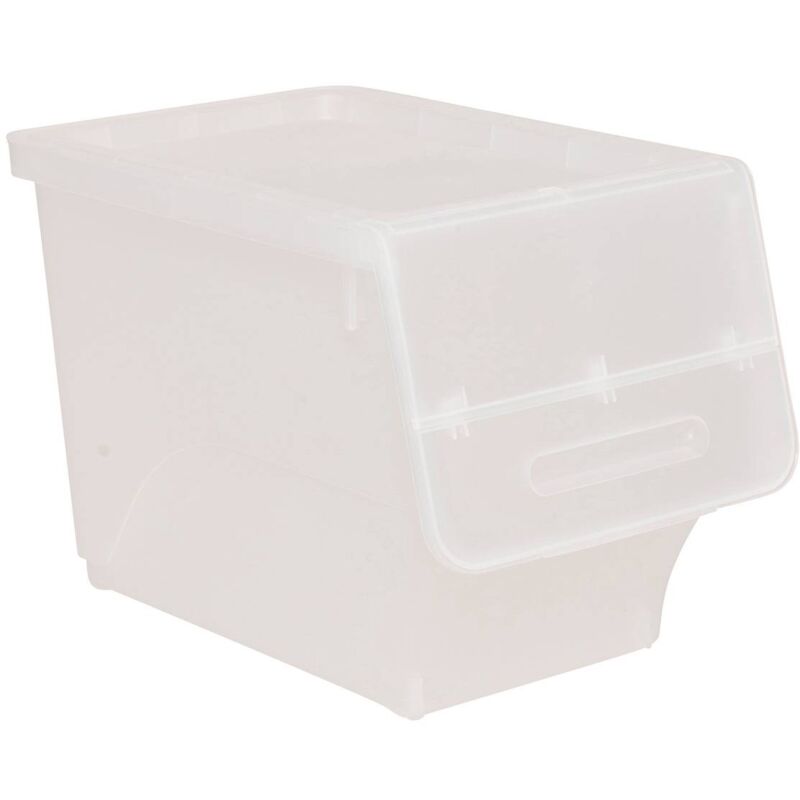 foto del prodotto 5five simply smart scatola in plastica trasparente con apertura frontale 24l 5five