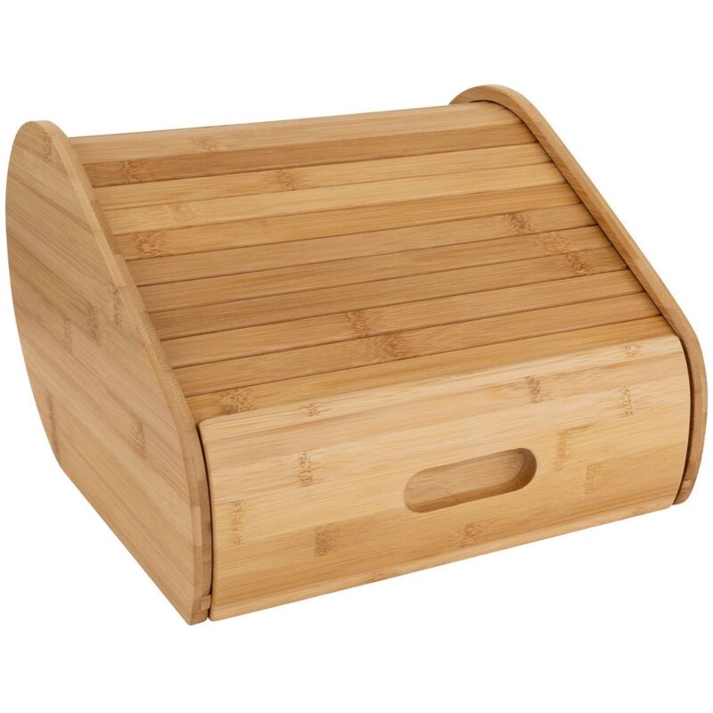 foto del prodotto 5five simply smart - scatola per il pane in bambù beige con cassetto 30,4x21,8 cm - 5five