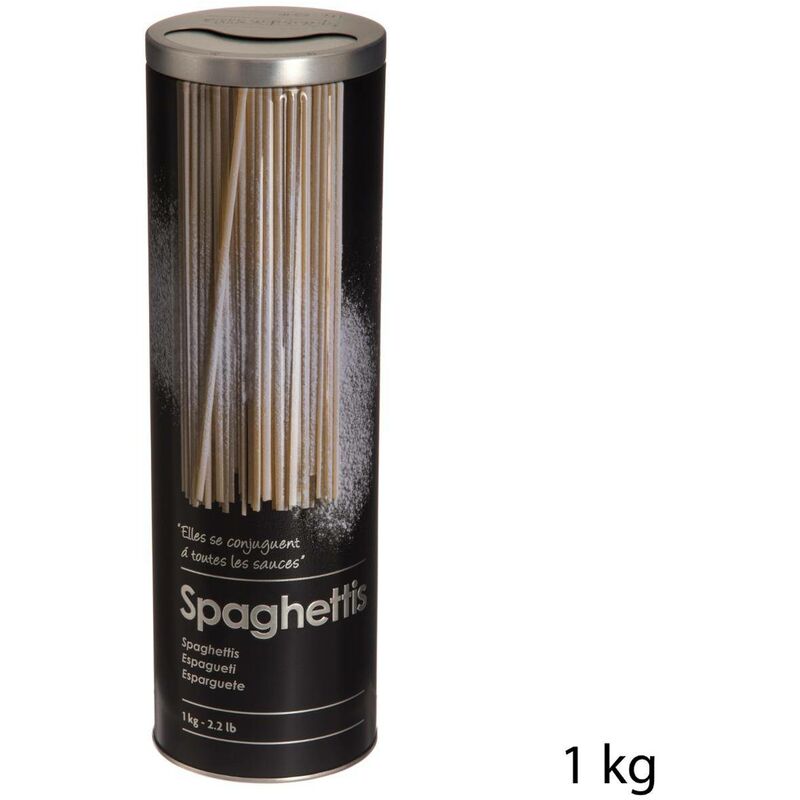 immagine 0 del prodotto 5five simply smart scatola per spaghetti in metallo black edition nera 5five