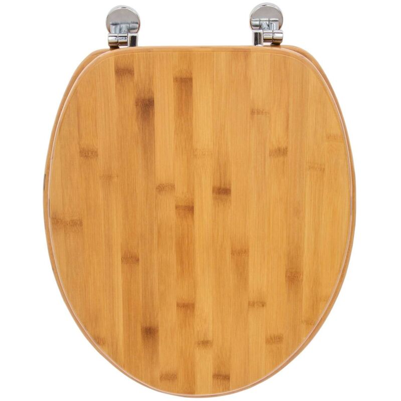 foto del prodotto 5five simply smart - sedile del water in bambù - 5five