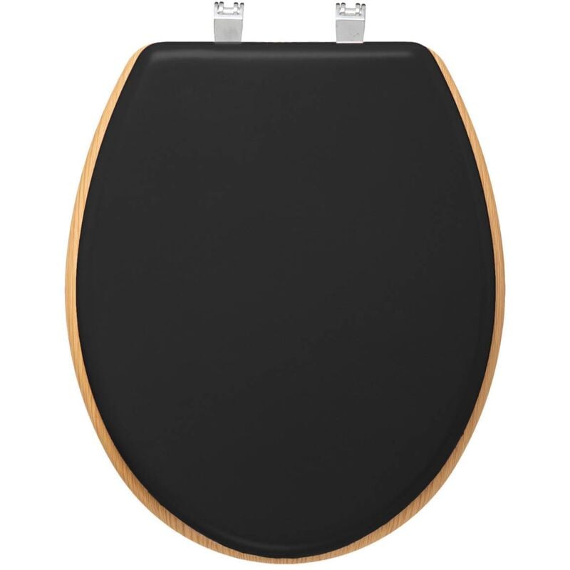 foto del prodotto 5five simply smart - sedile per wc in legno modern color grigio antracite - 5five