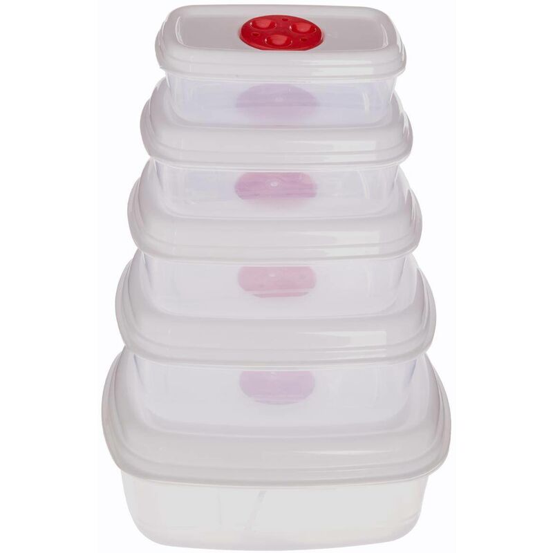 foto del prodotto 5five simply smart set di 5 casseruole per microonde 5five