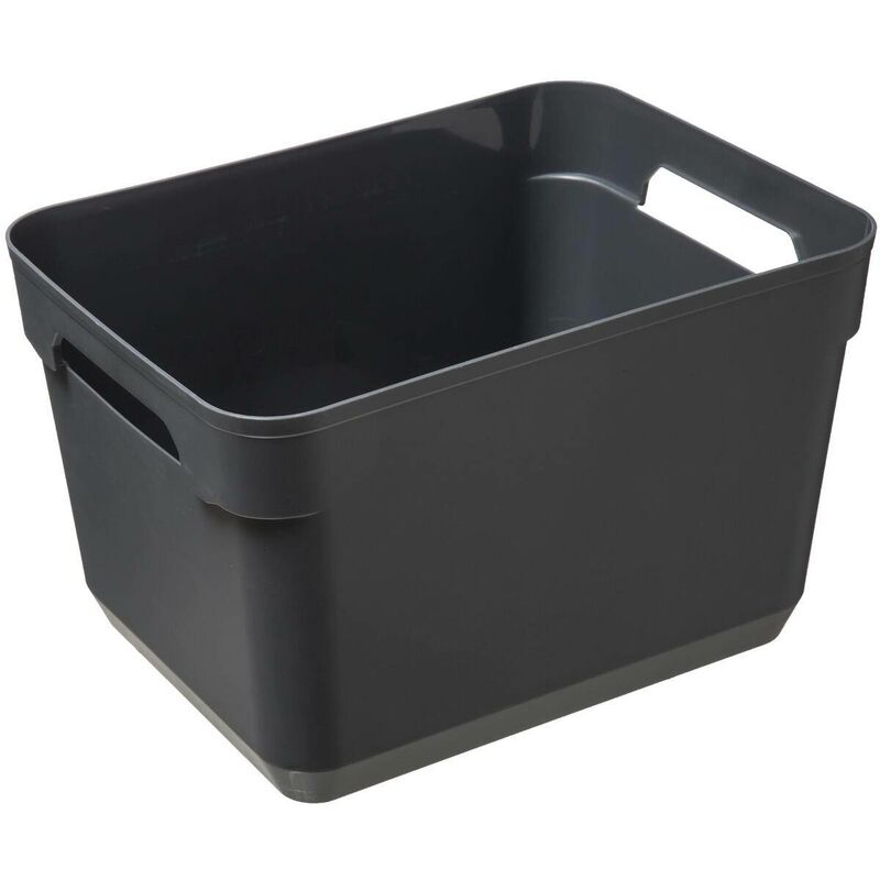 foto del prodotto 5five simply smart soluzioni cestino grande in plastica grigio 5five