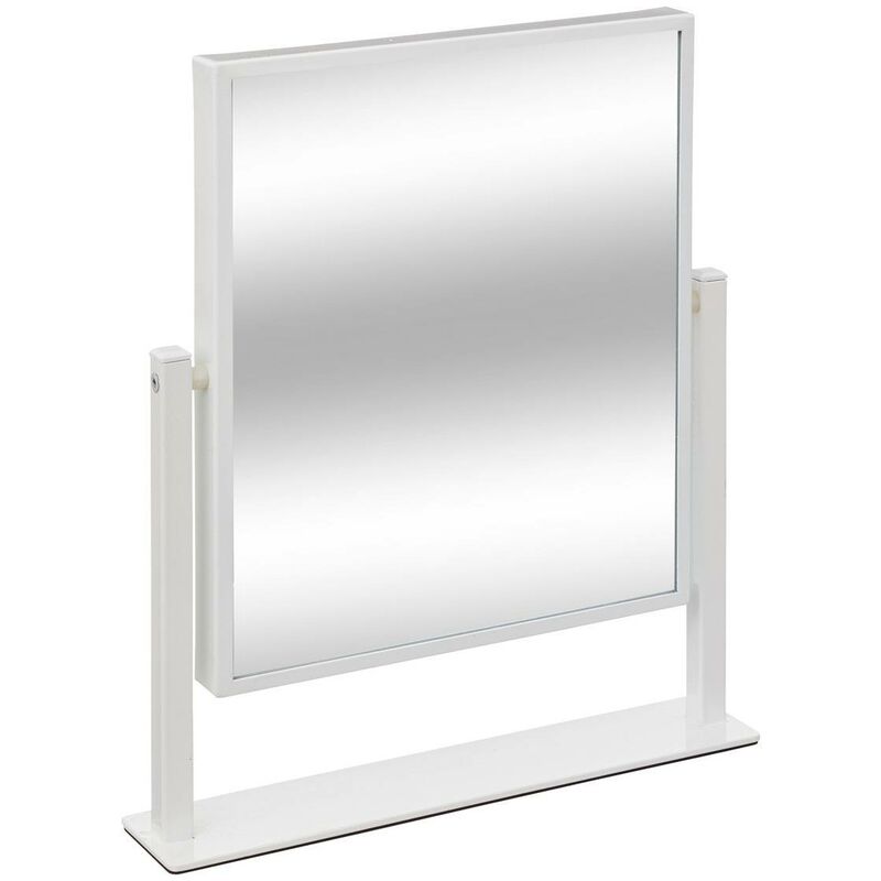 foto del prodotto 5five simply smart specchio rettangolare bianco su base 5five
