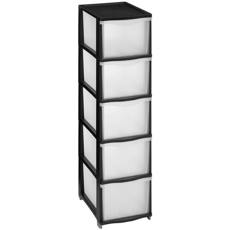 foto del prodotto 5five simply smart torre di plastica a 5 cassetti towy 5five