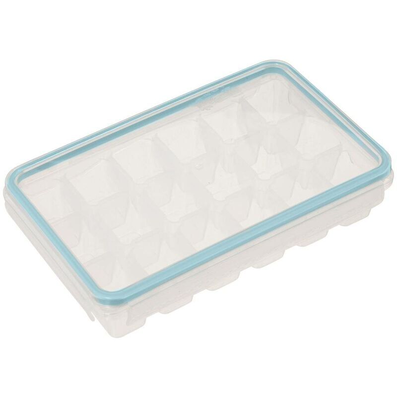 foto del prodotto 5five simply smart vaschetta per cubetti di ghiaccio blu artico con coperchio 5five