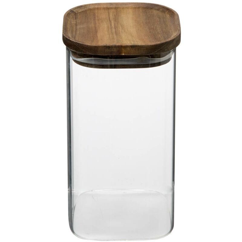 foto del prodotto 5five simply smart vaso in vetro con coperchio in acacia hermet 1,3l 5five