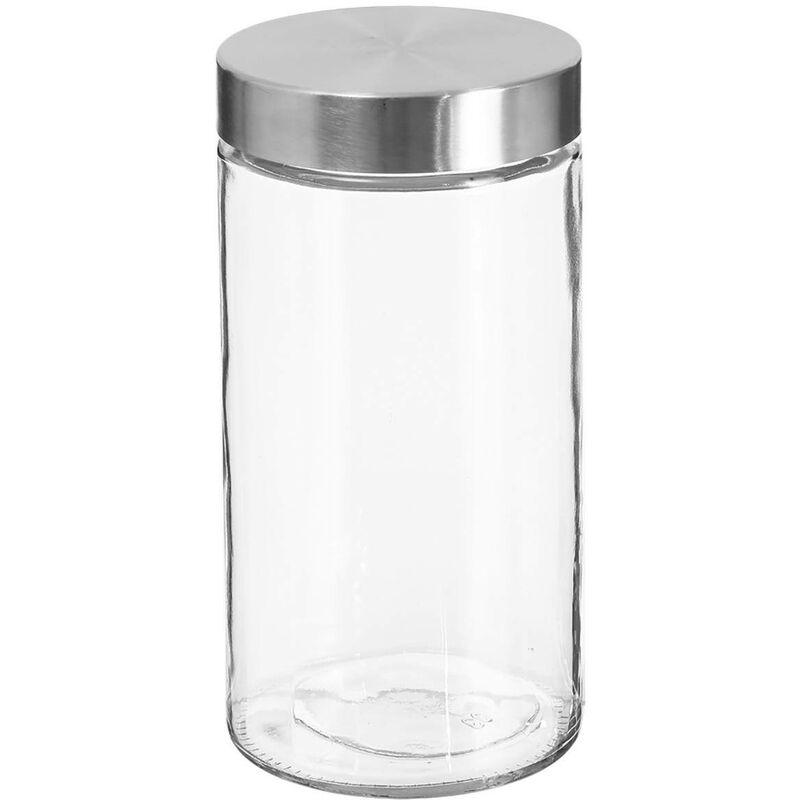 foto del prodotto 5five simply smart vaso in vetro con coperchio in acciaio inox nixo 1,7l 5five