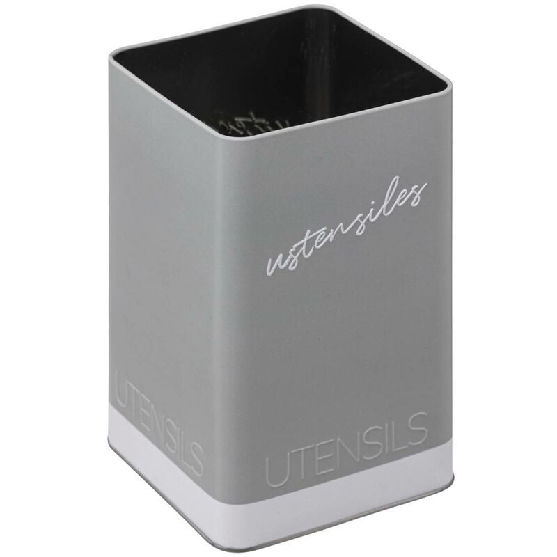 foto del prodotto 5five simply smart - vaso portautensili grigio color edition - 5five