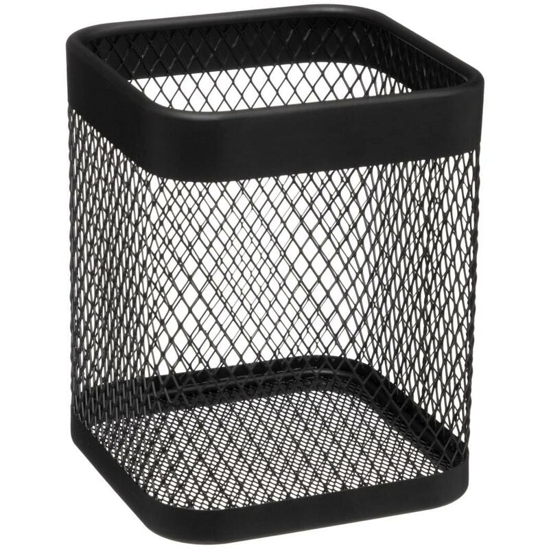 foto del prodotto 5five simply smart - vaso portautensili in metallo mayaj nero - 5five