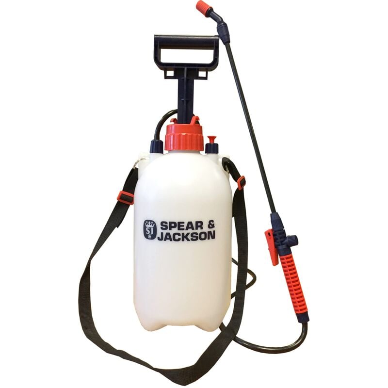 foto del prodotto 5lpaps spruzzatore a pressione, con azionamento a pompa, 5 litri manuale non presente all interno della scatola spear jackson