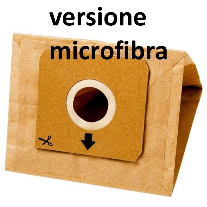 foto del prodotto 5pz sacchetti microfibra de longhi cleos orbit xth180 170 xtd3080e