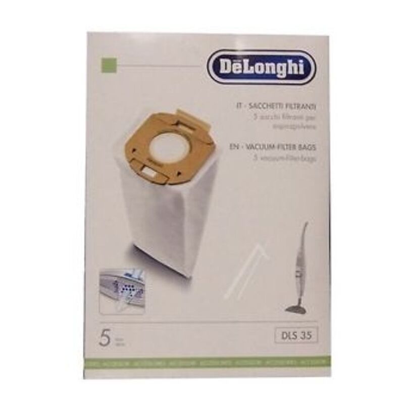 foto del prodotto 5pz. sacchetto originale dls 5519210141 de longhi dls35 xlf xlc6050n colombina