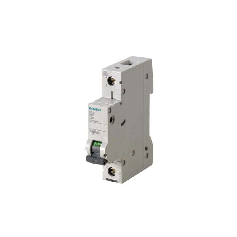 foto del prodotto 5sl41106 interruttore magnetotermico 1 polo 10 a 230 v, 400 v - siemens