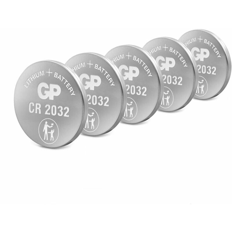 foto del prodotto 5x batterie a litio 3v cr2032