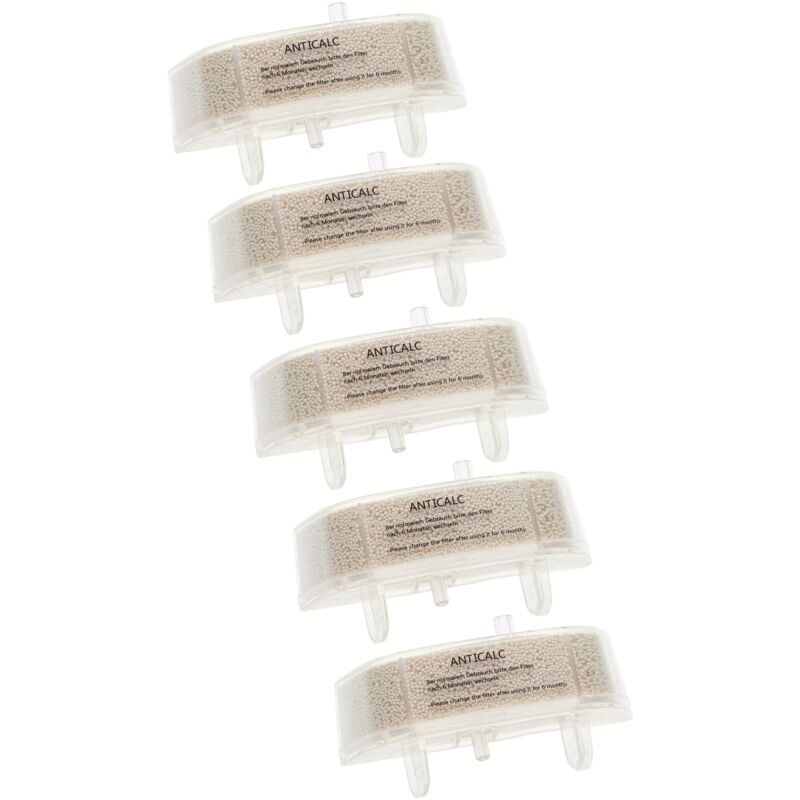 foto del prodotto 5x cartuccia anticalcare compatibile con rowenta steam power ry6555wh 4q0, ry6557 pulitore a vapore vhbw