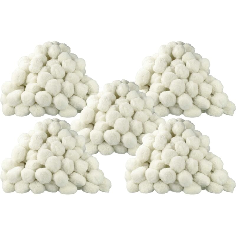 foto del prodotto 5x confezione di sfere filtranti da 1000 g sostituisce steinbach 040050 per sistemi di filtraggio per piscine 50 mm vhbw