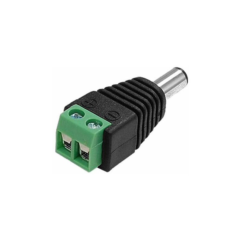 foto del prodotto 5x connettori adattatori 12v balun bnc rca jack per dvr telecamere sorveglianza non applicabile,5x alimentazionejack maschio