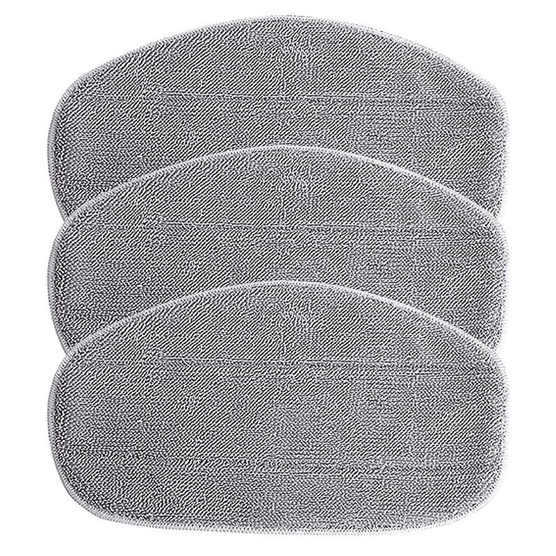 foto del prodotto 5x coperture di ricambio compatibili con pulitore a vapore leifheit cleantenso, scopa a vapore microfibra, grigio sollbry