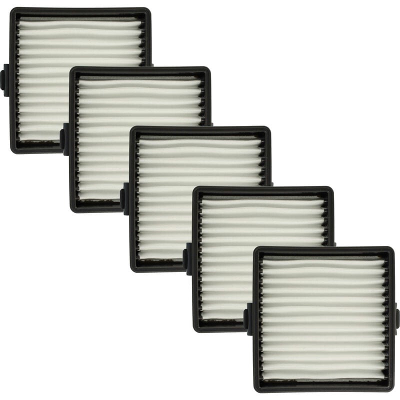 foto del prodotto 5x filtro a pieghe piatte compatibile con ryobi one plus, p712, p713 aspirapolvere portatile a batteria, aspirapolvere elemento filtrante vhbw