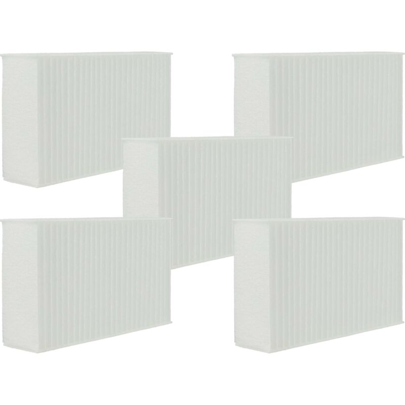 foto del prodotto 5x filtro antipolline compatibile con miele t 4804 c, t 4464 c, t 4465 c, t 4805 c asciugatrice vhbw