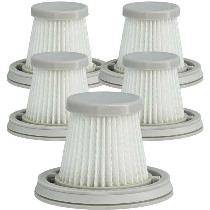 foto del prodotto 5x filtro compatibile con xiaomi mi mini ssxcq01xy, xm210009, bhr4562gl, bhr5156eu aspirapolvere a mano - unità filtrante - vhbw