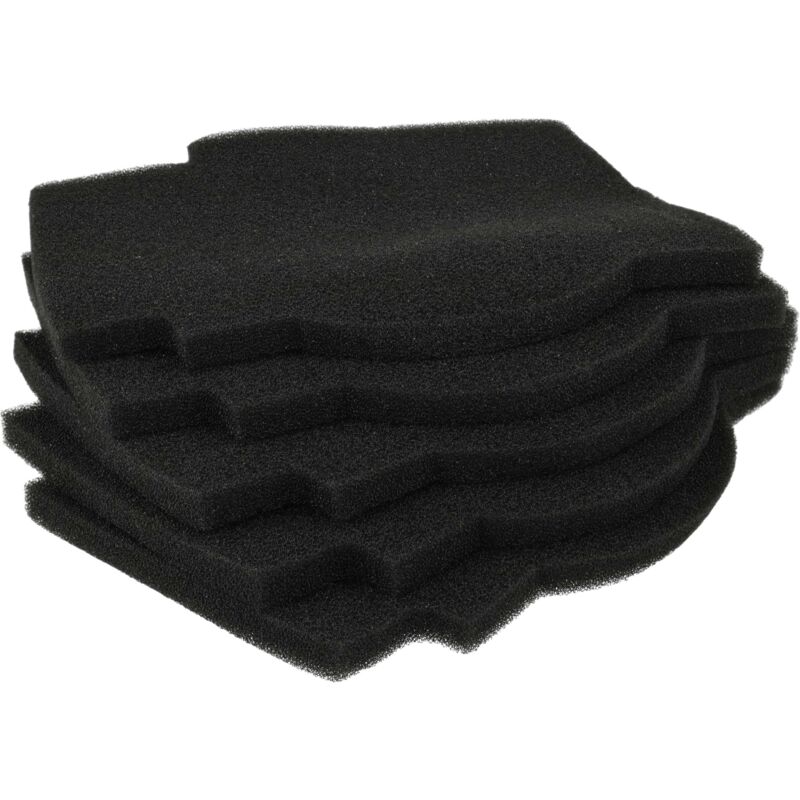 foto del prodotto 5x filtro dell aria sostituisce lunos 39721 per ventola, dispositivo di ventilazione nero vhbw