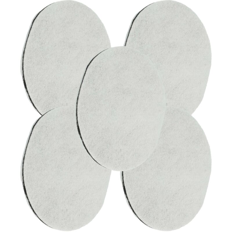 foto del prodotto 5x filtro per vapori di grasso compatibile con seb tefal moulinex smartclean fr4009717d, fr4009707d, fr4009307d 1250 friggitrice 140 mm vhbw