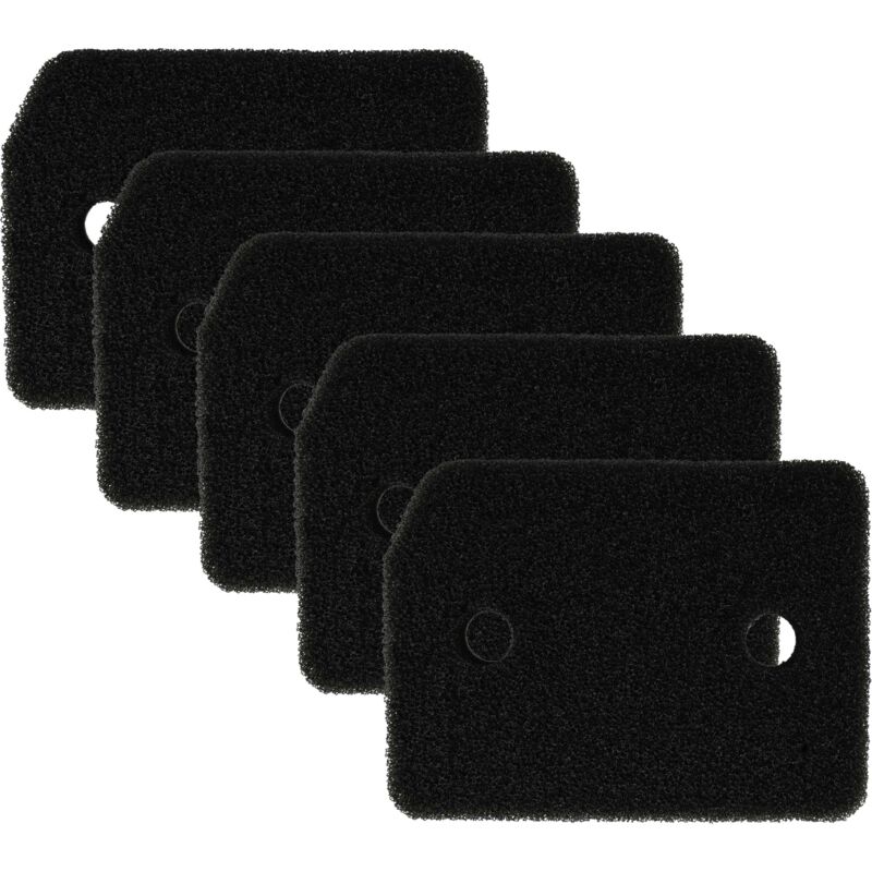 foto del prodotto 5x filtro zoccolo compatibile con miele twj670wp, twh620wp, twi180wp, twf640wp, twf620wp, twj680wp, twf660wp, twr860wp asciugatrice vhbw